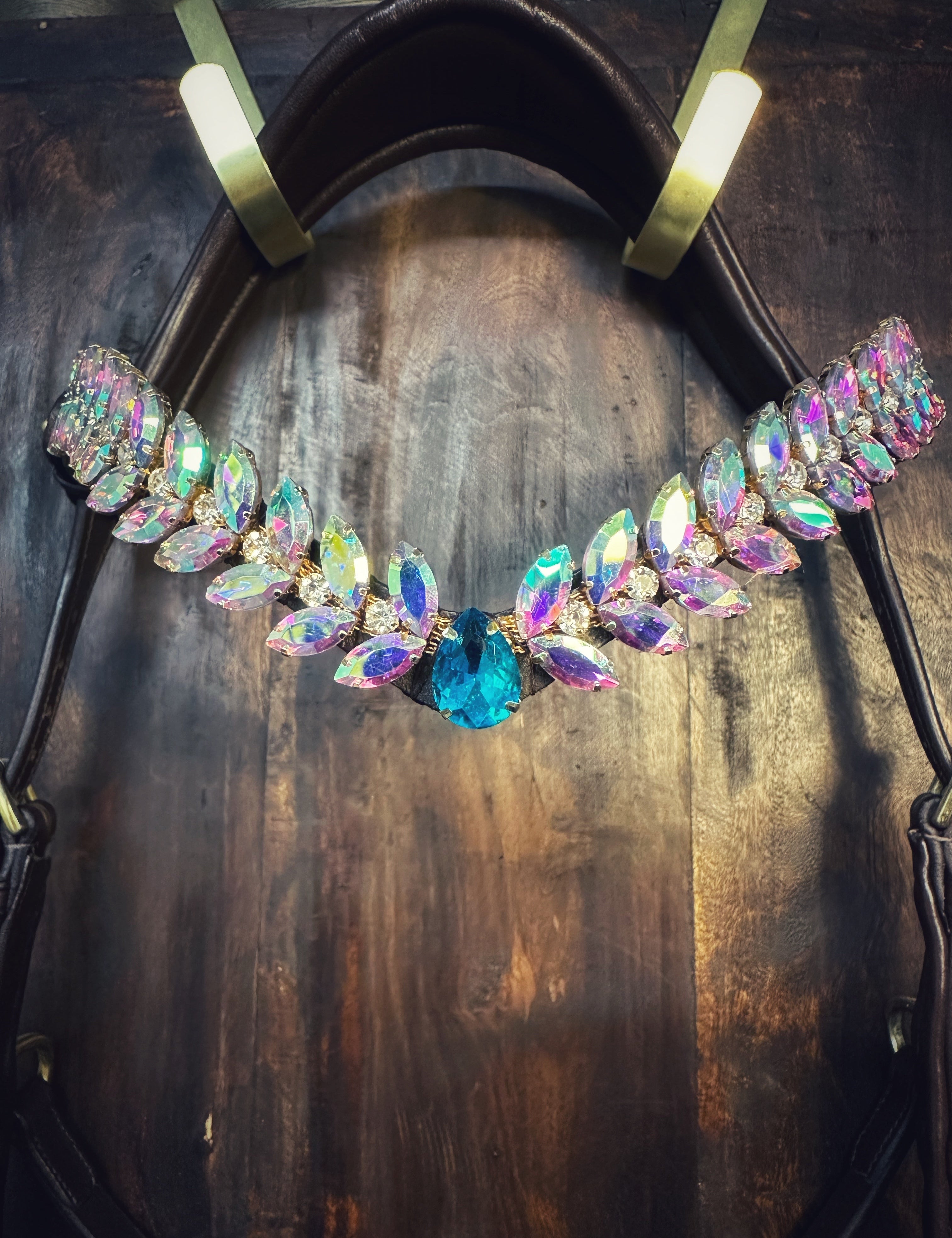 Masego Horsewear Rainbow Sea Crystal Browband - MASEGO horsewear - Equiluxe Tack