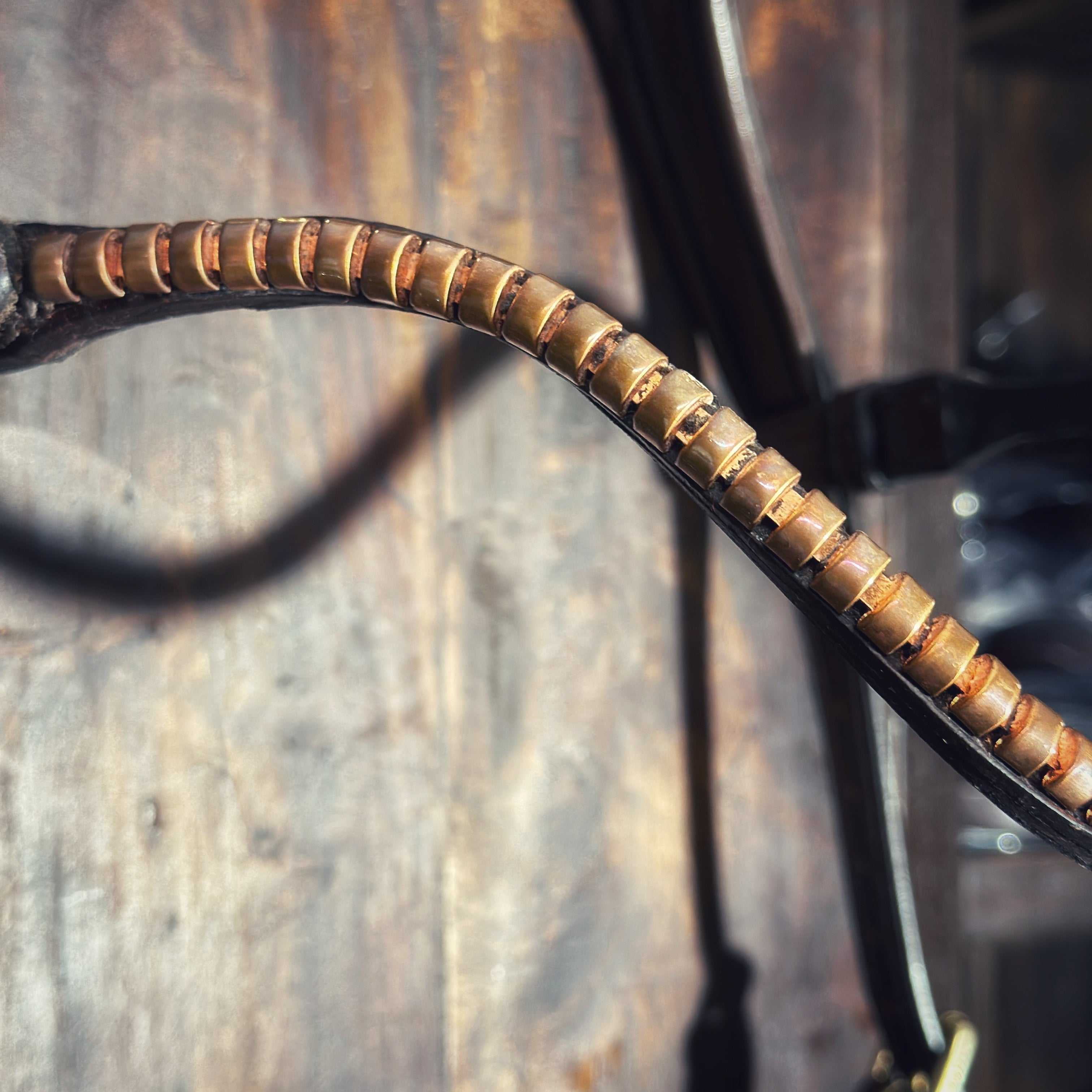 Masego Horsewear Slim klinker Golden peach Browband - MASEGO horsewear - Equiluxe Tack