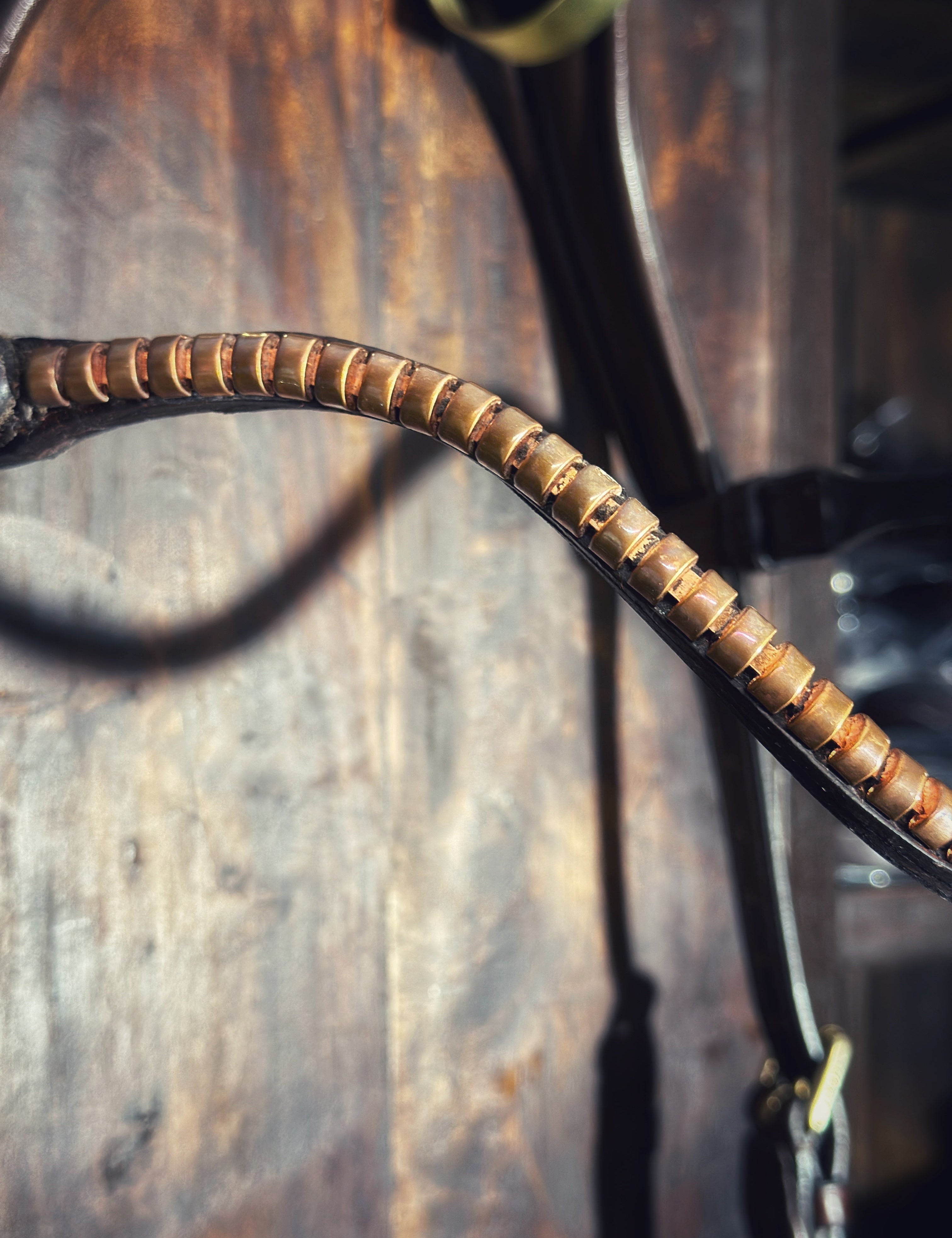 Masego Horsewear Slim klinker Golden peach Browband - MASEGO horsewear - Equiluxe Tack