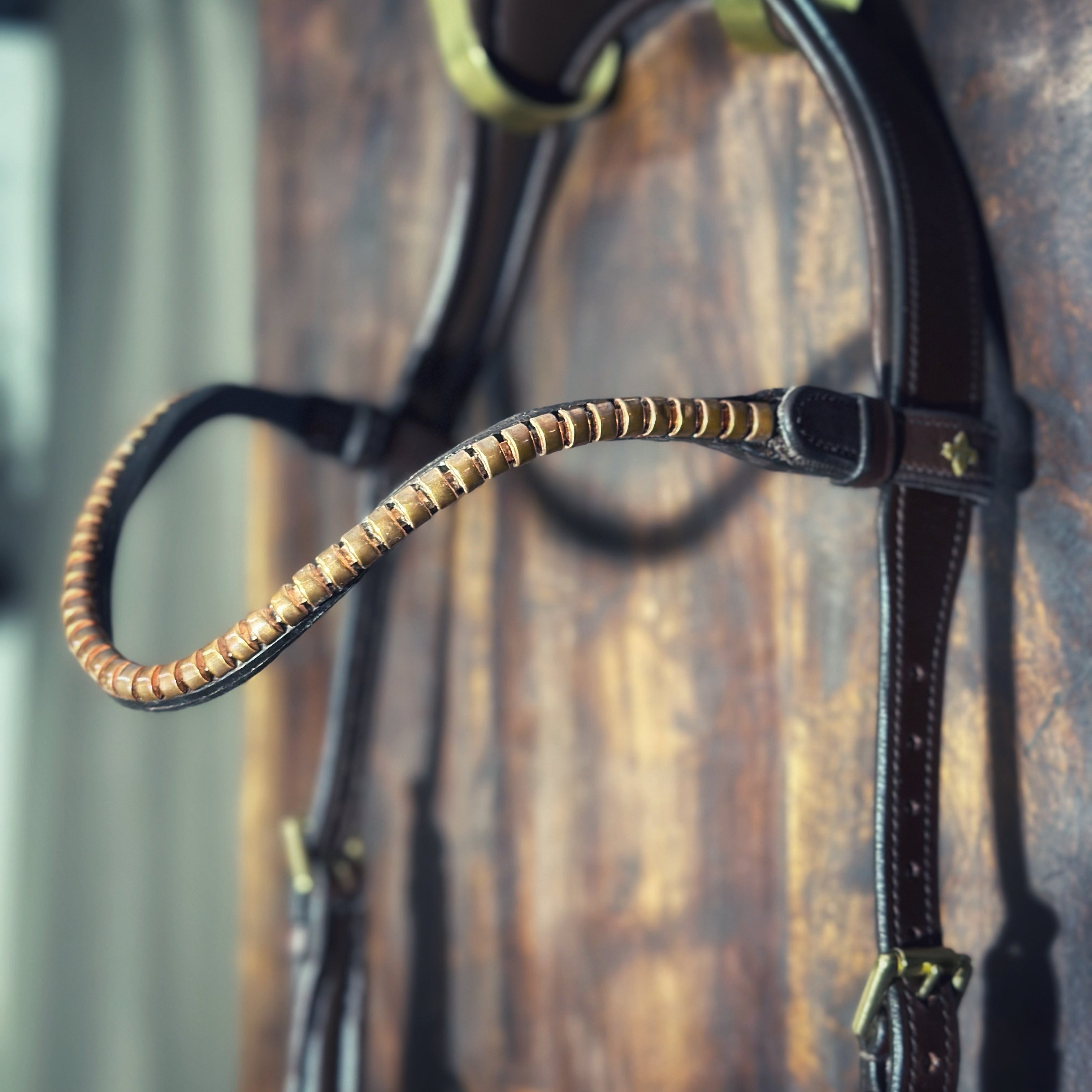 Masego Horsewear Slim klinker Golden peach Browband - MASEGO horsewear - Equiluxe Tack