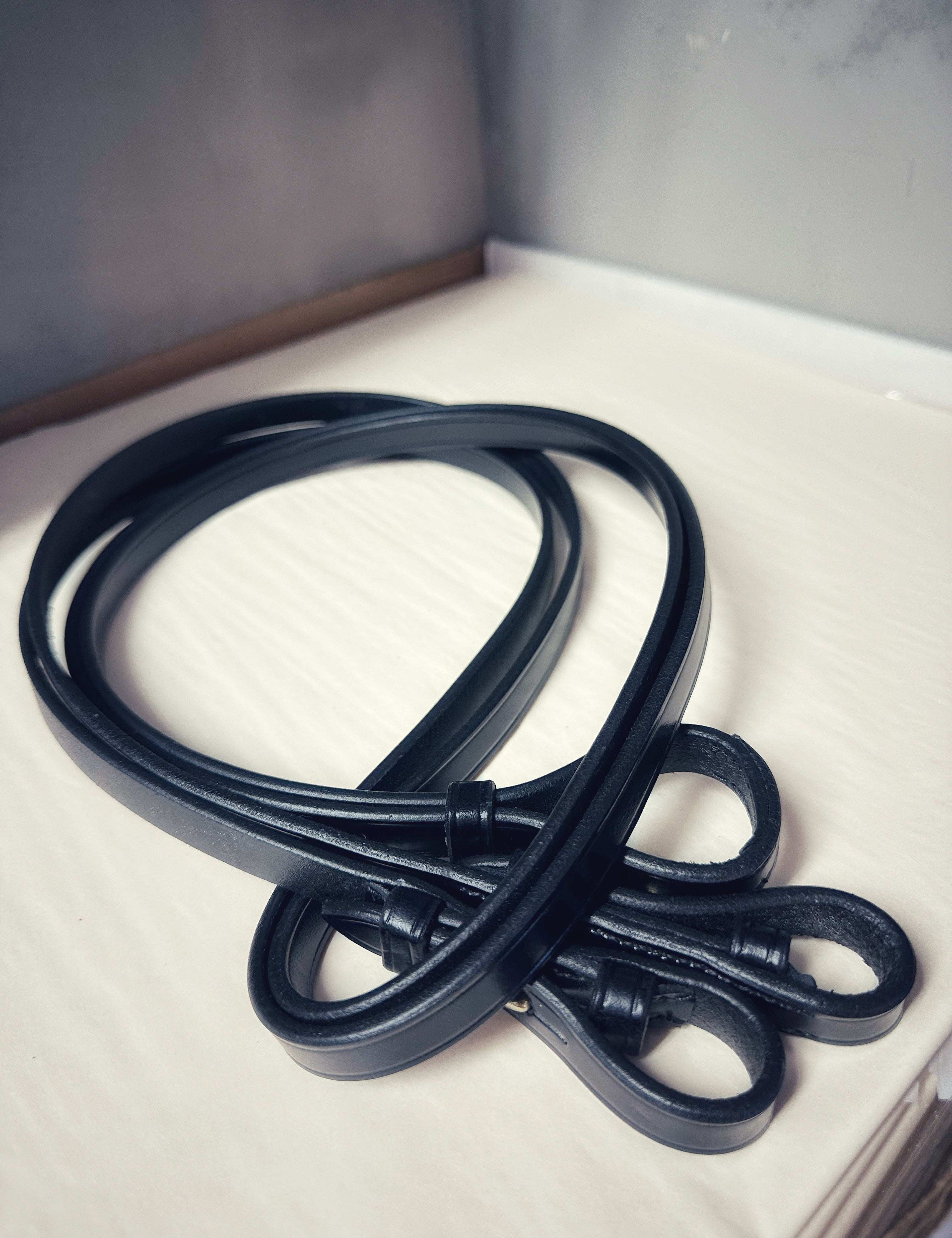 Masego Horsewear Slim Plain Leather Reins - MASEGO horsewear - Equiluxe Tack