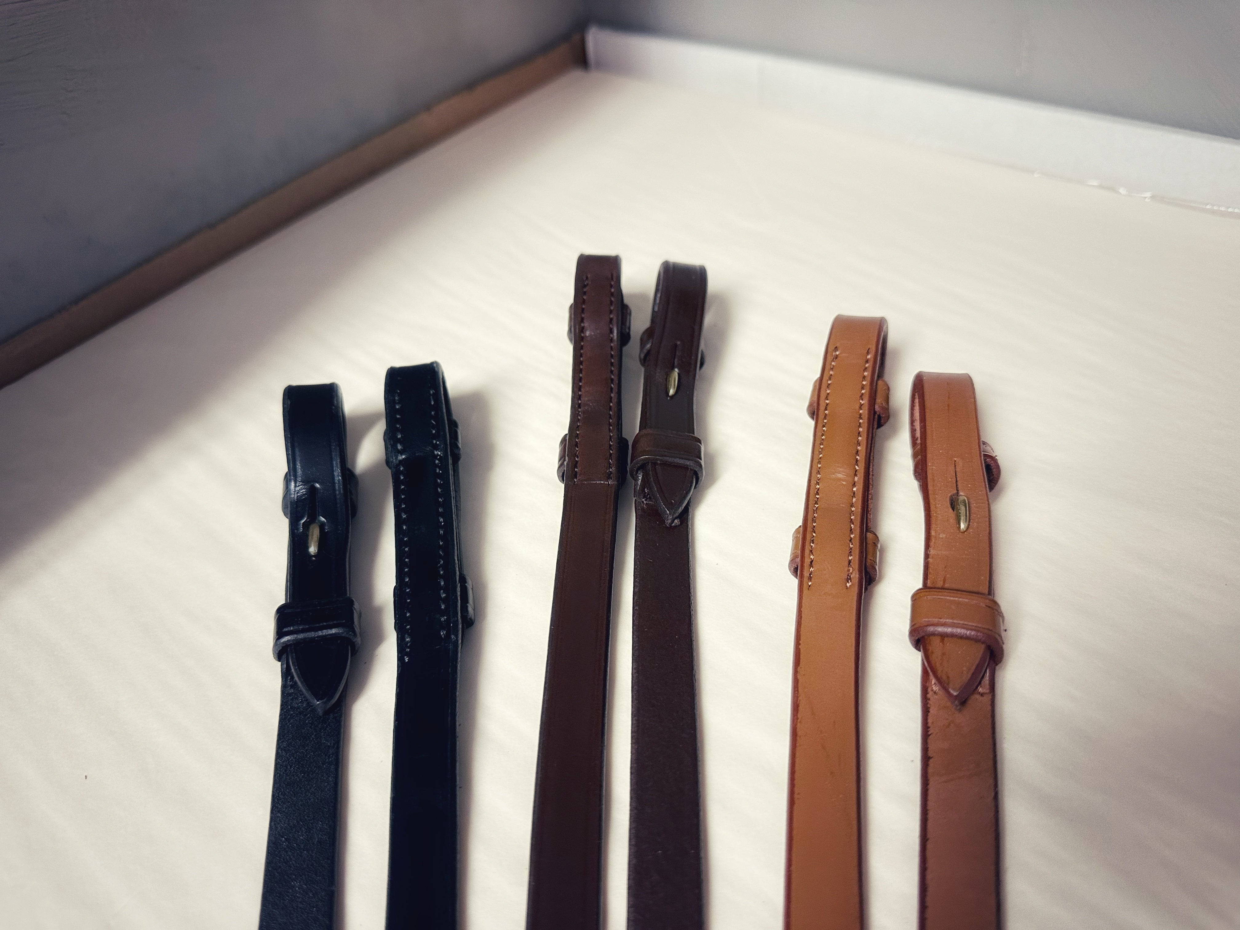 Masego Horsewear Slim Plain Leather Reins - MASEGO horsewear - Equiluxe Tack