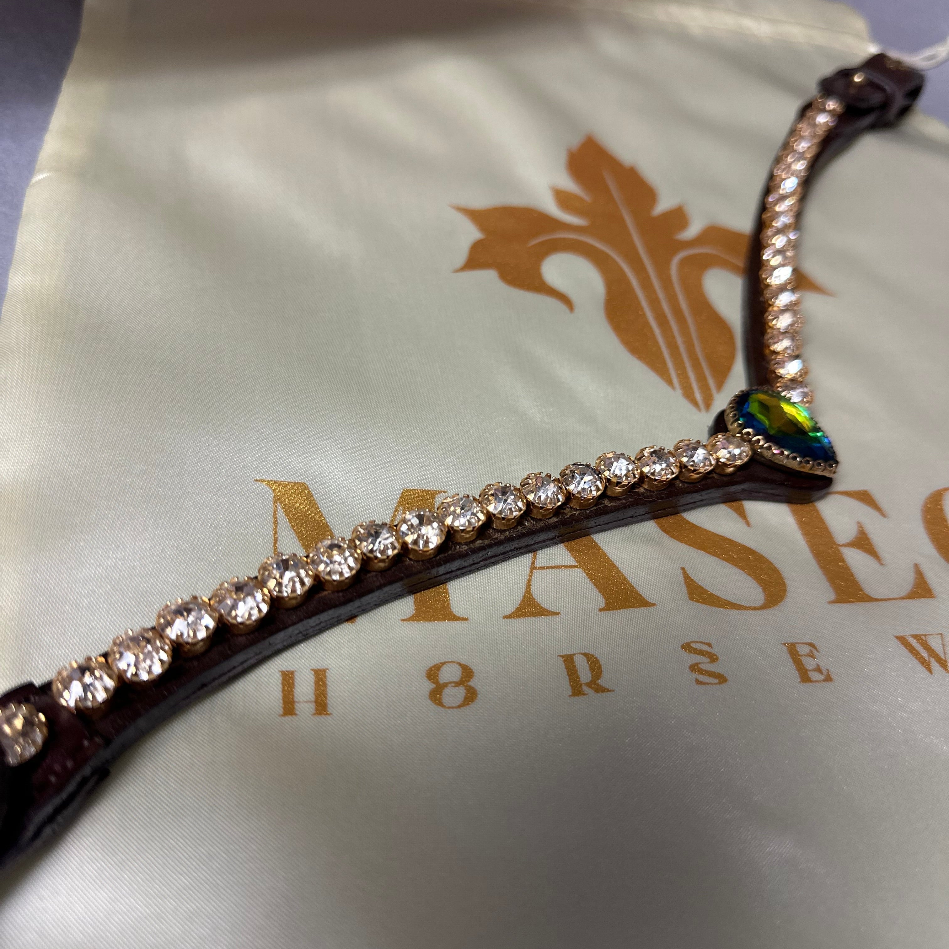 Masego Horsewear Sonia single Aurora Browband - MASEGO horsewear - Equiluxe Tack