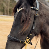 Masego Stardust Italian Leather Browband - MASEGO horsewear - Equiluxe Tack