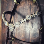 Masego Stardust Italian Leather Browband - MASEGO horsewear - Equiluxe Tack