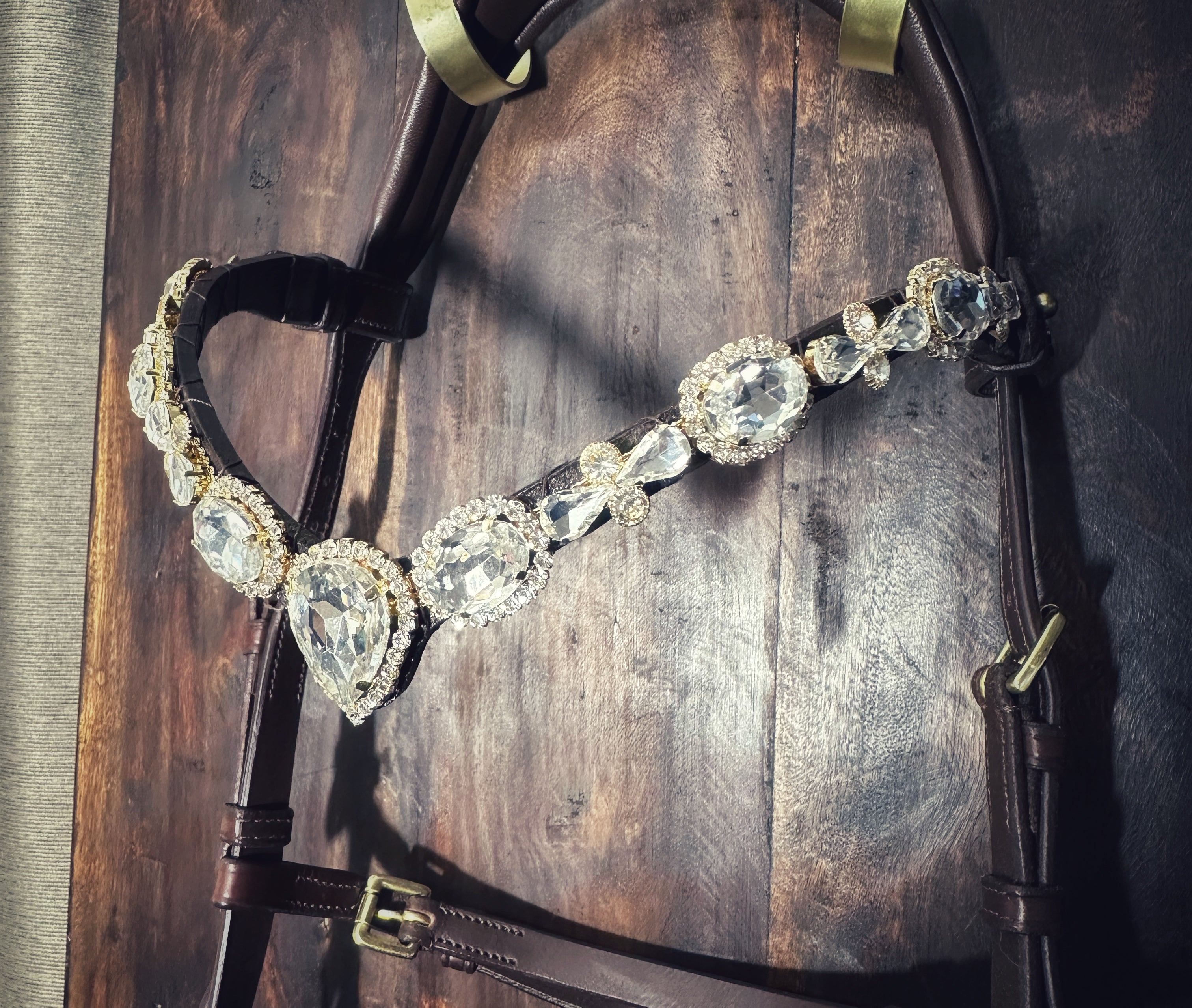 Masego Stardust Italian Leather Browband - MASEGO horsewear - Equiluxe Tack