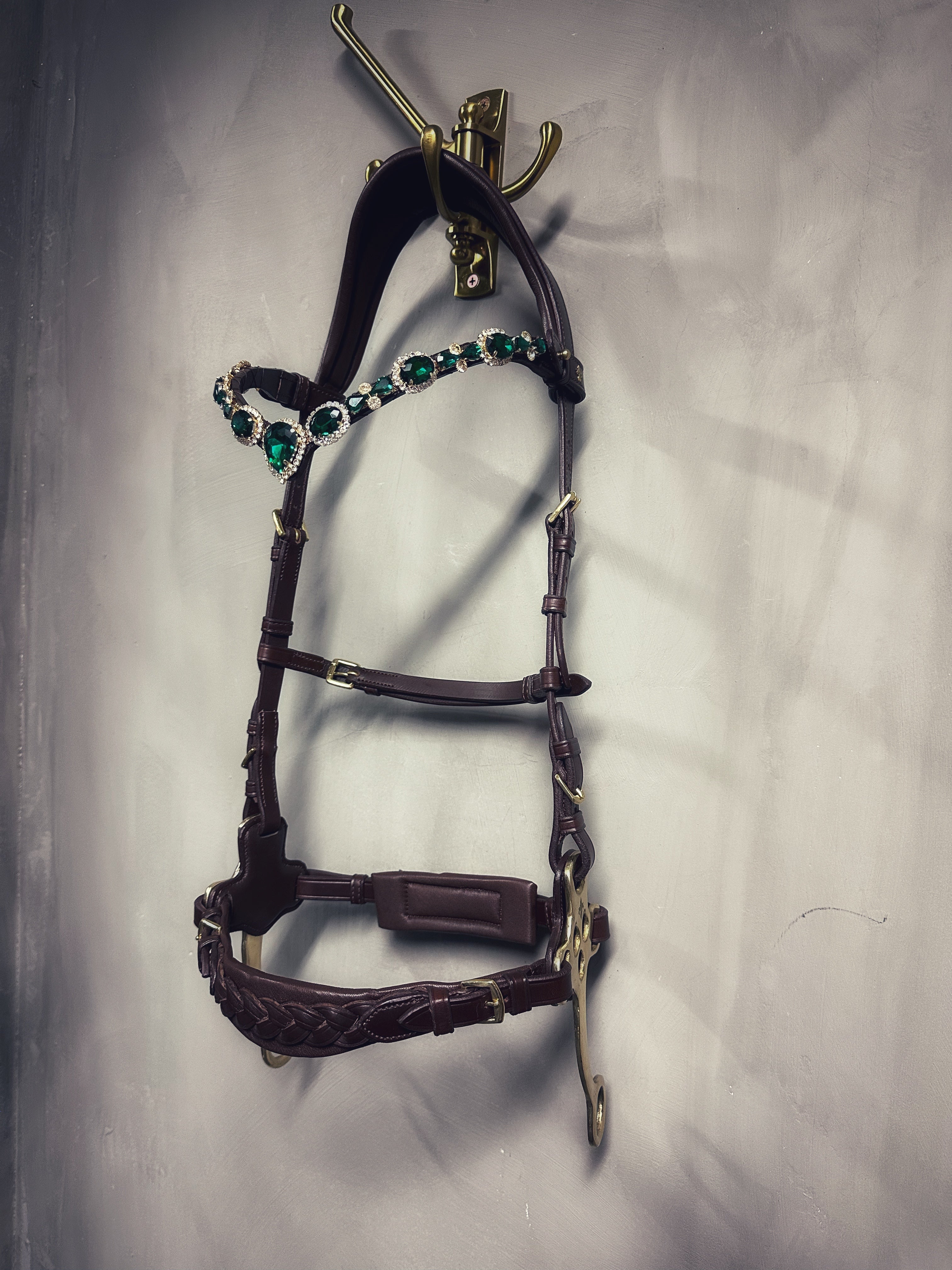 Masego Zoe Italian Leather Hackamore Bridle - MASEGO horsewear - Equiluxe Tack