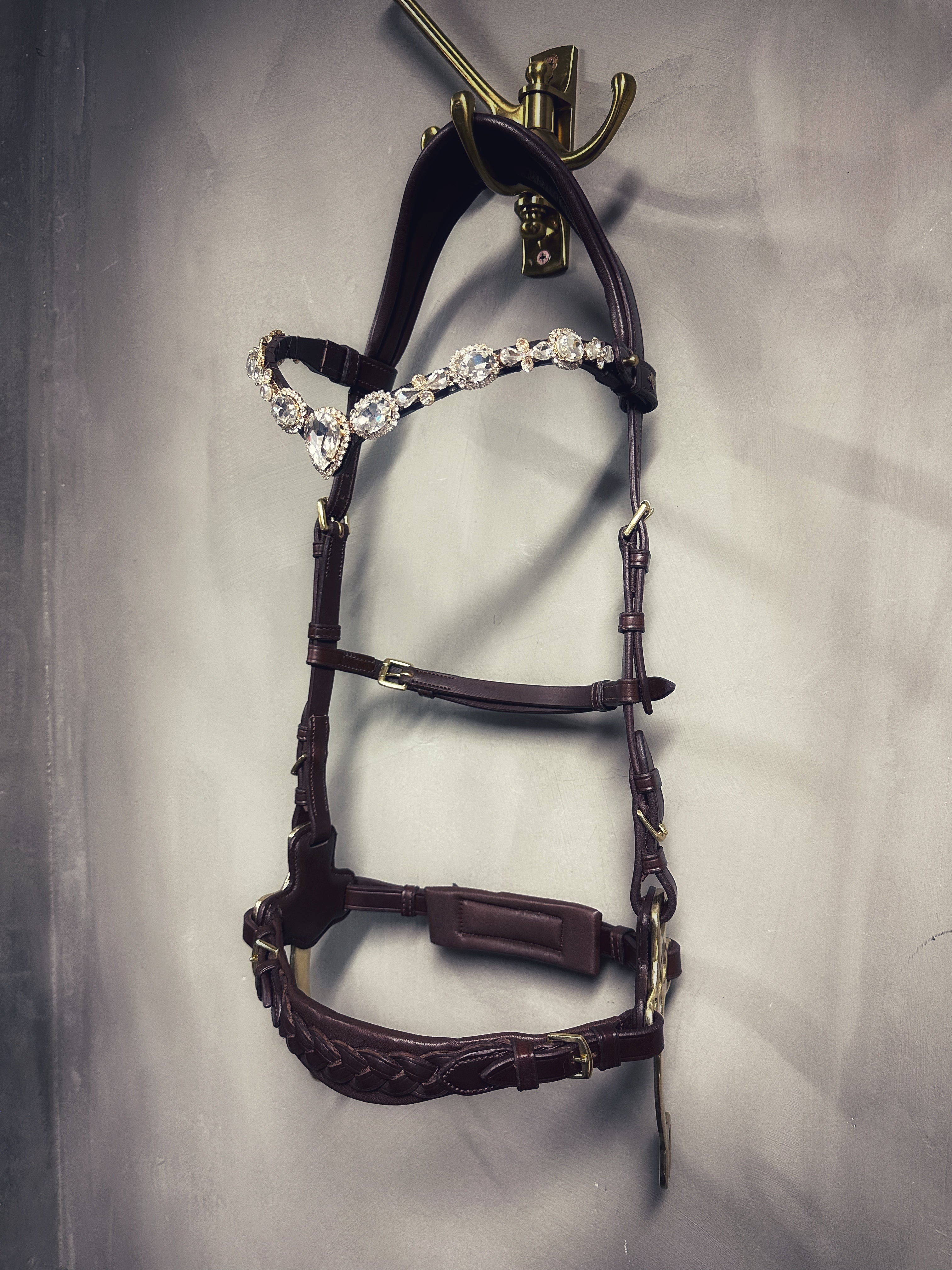 Masego Zoe Italian Leather Hackamore Bridle - MASEGO horsewear - Equiluxe Tack