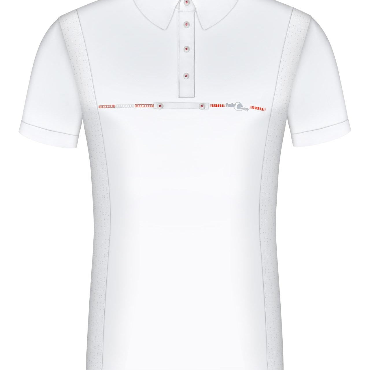 Mens competition shirt FP DAVID white 54 - Equiluxe Tack - Equiluxe Tack