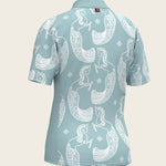 Mermaid Horses in Skye Blue Children's Short Sleeve Shirt - Espoir Equestrian - Equiluxe Tack