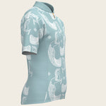 Mermaid Horses in Skye Blue Children's Short Sleeve Shirt - Espoir Equestrian - Equiluxe Tack