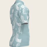 Mermaid Horses in Skye Blue Children's Short Sleeve Shirt - Espoir Equestrian - Equiluxe Tack