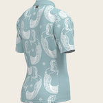 Mermaid Horses in Skye Blue Children's Short Sleeve Shirt - Espoir Equestrian - Equiluxe Tack