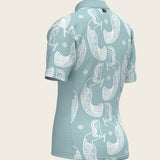 Mermaid Horses in Skye Blue Children's Short Sleeve Shirt - Espoir Equestrian - Equiluxe Tack