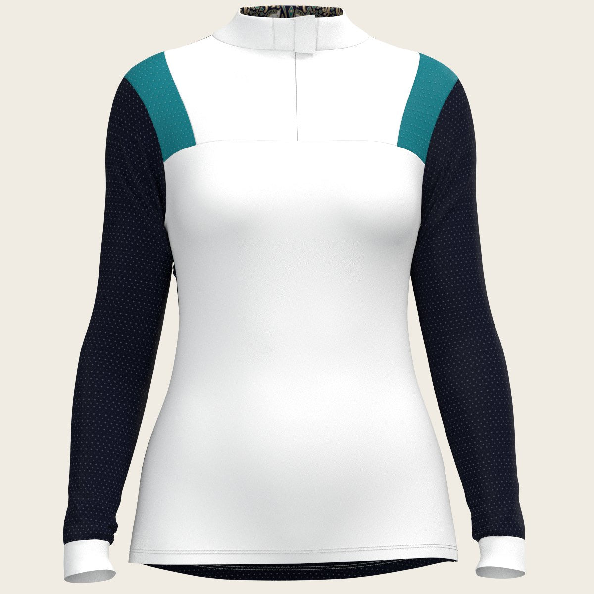 Mermaid Horses Long Sleeve Sport Show Shirt - Espoir Equestrian - Equiluxe Tack