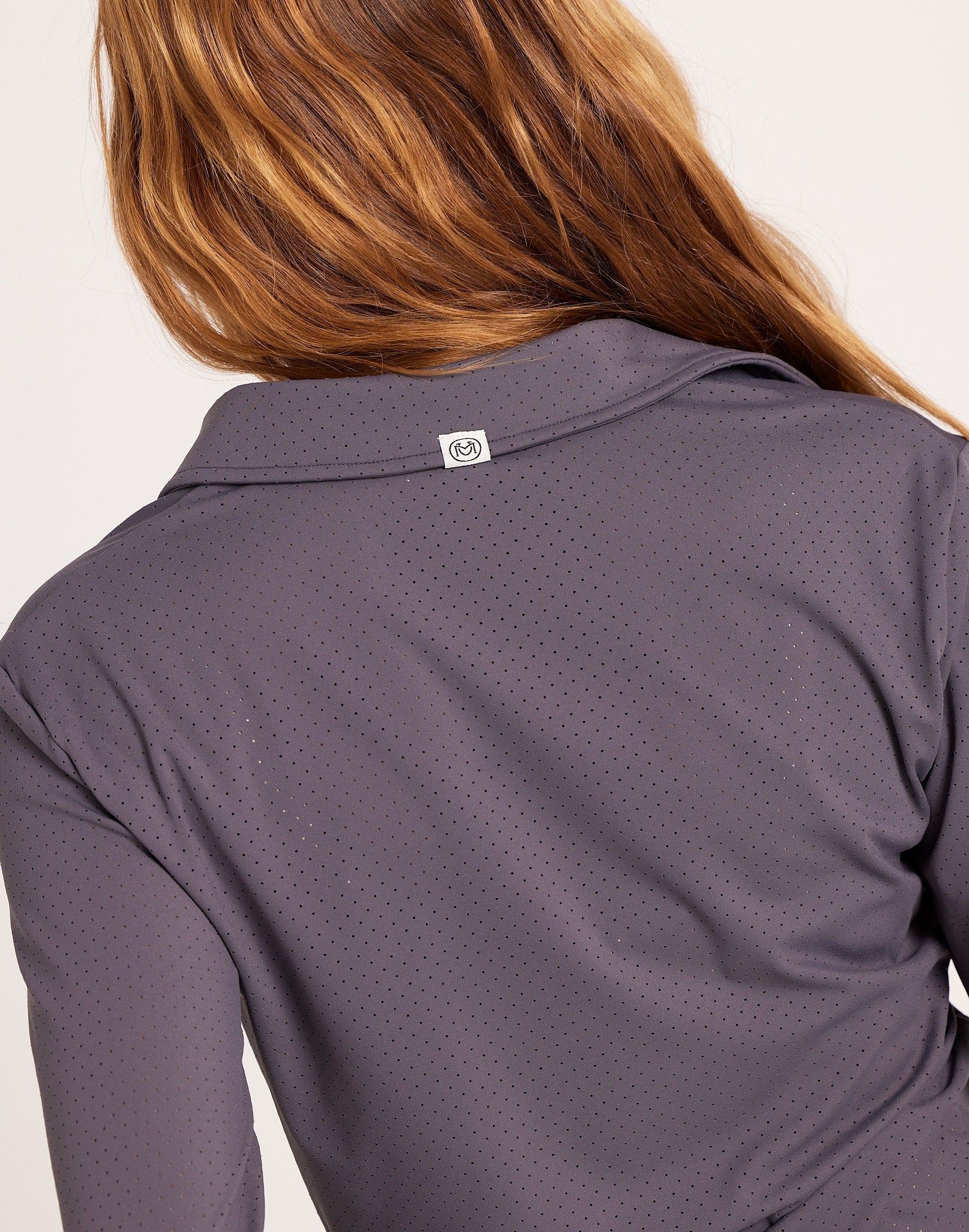 Milrey Callie Blouse Long Sleeve - Dark Grey (Pre - order) - Milrey - Equiluxe Tack