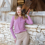 Milrey Callie Blouse Long Sleeve - Rose Pink - Milrey - Equiluxe Tack