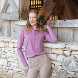 Milrey Callie Blouse Long Sleeve - Rose Pink - Milrey - Equiluxe Tack