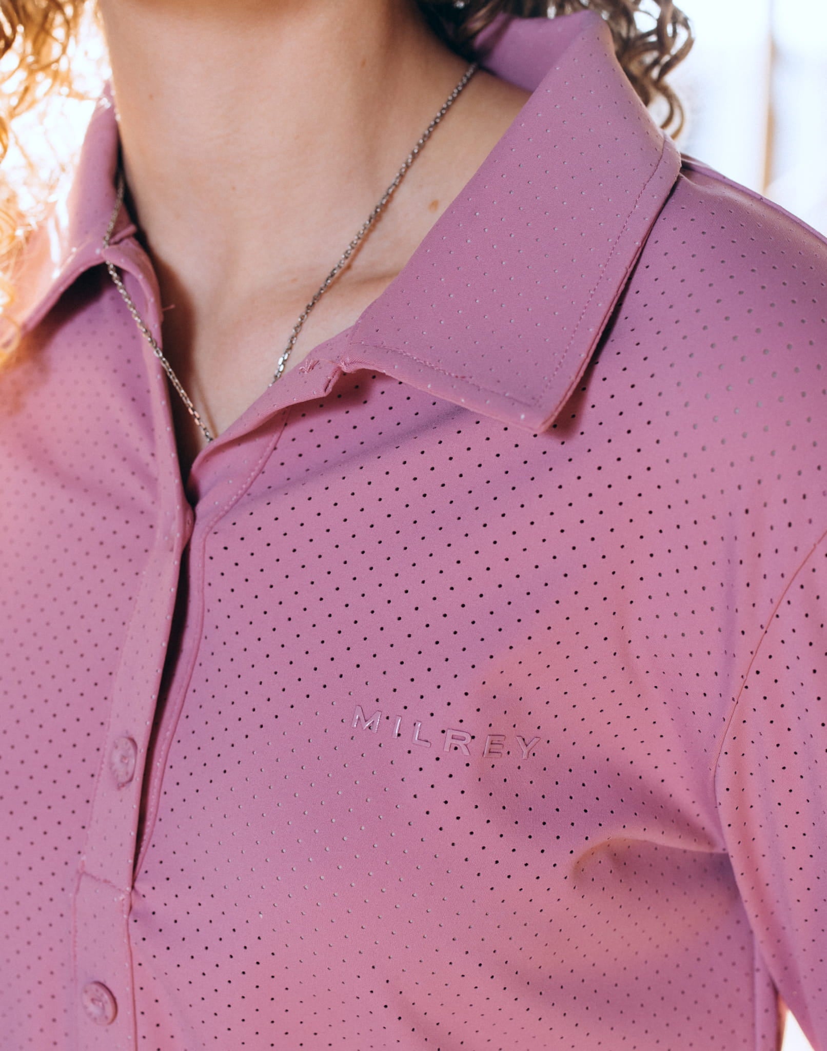 Milrey Callie Blouse Long Sleeve - Rose Pink - Milrey - Equiluxe Tack