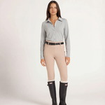 Milrey Callie Blouse Long Sleeve - Steel Blue - Milrey - Equiluxe Tack