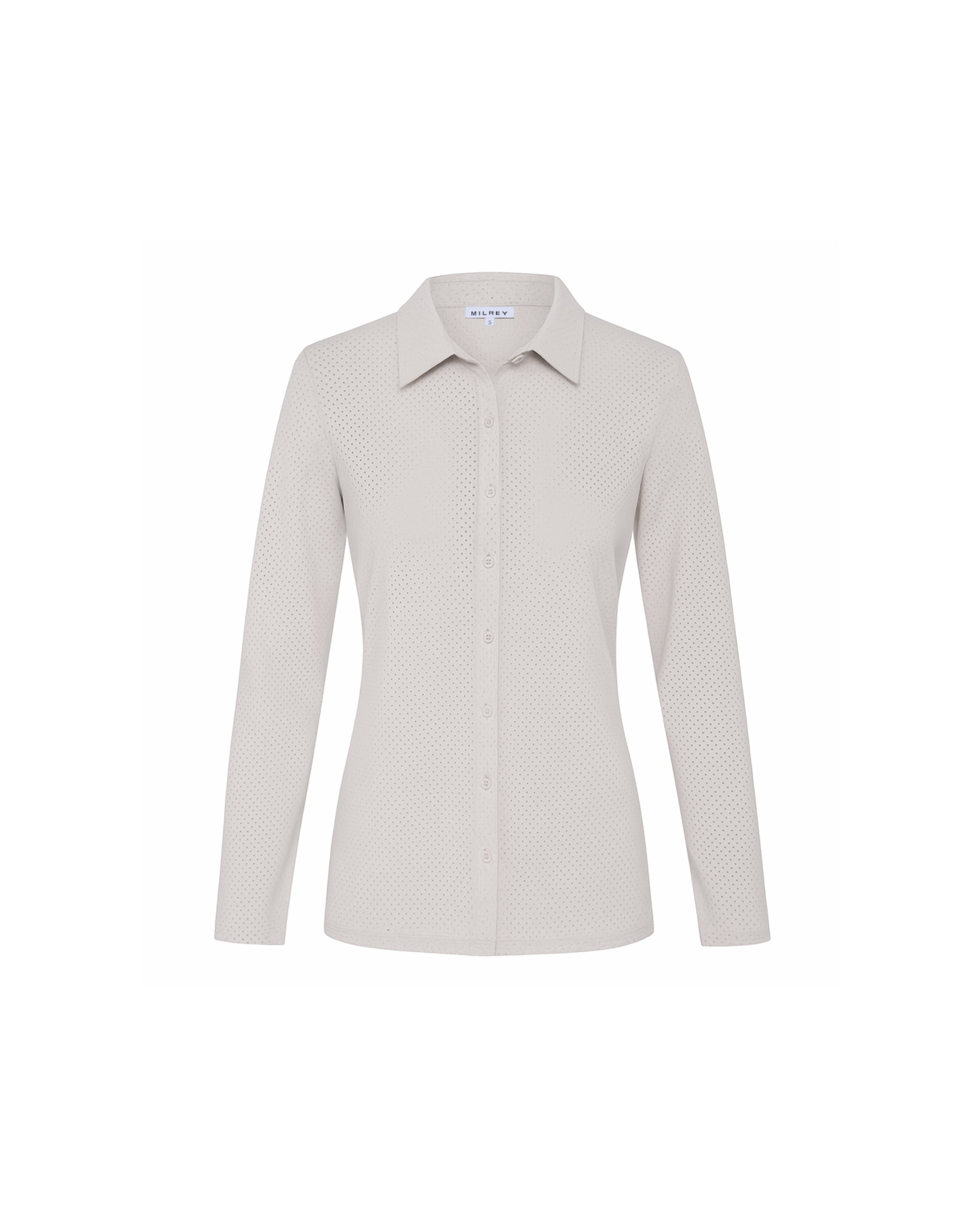 Milrey Callie Blouse Long Sleeve - Stone (Pre - order) - Milrey - Equiluxe Tack