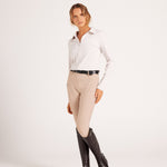 Milrey Callie Blouse Long Sleeve - Stone (Pre - order) - Milrey - Equiluxe Tack