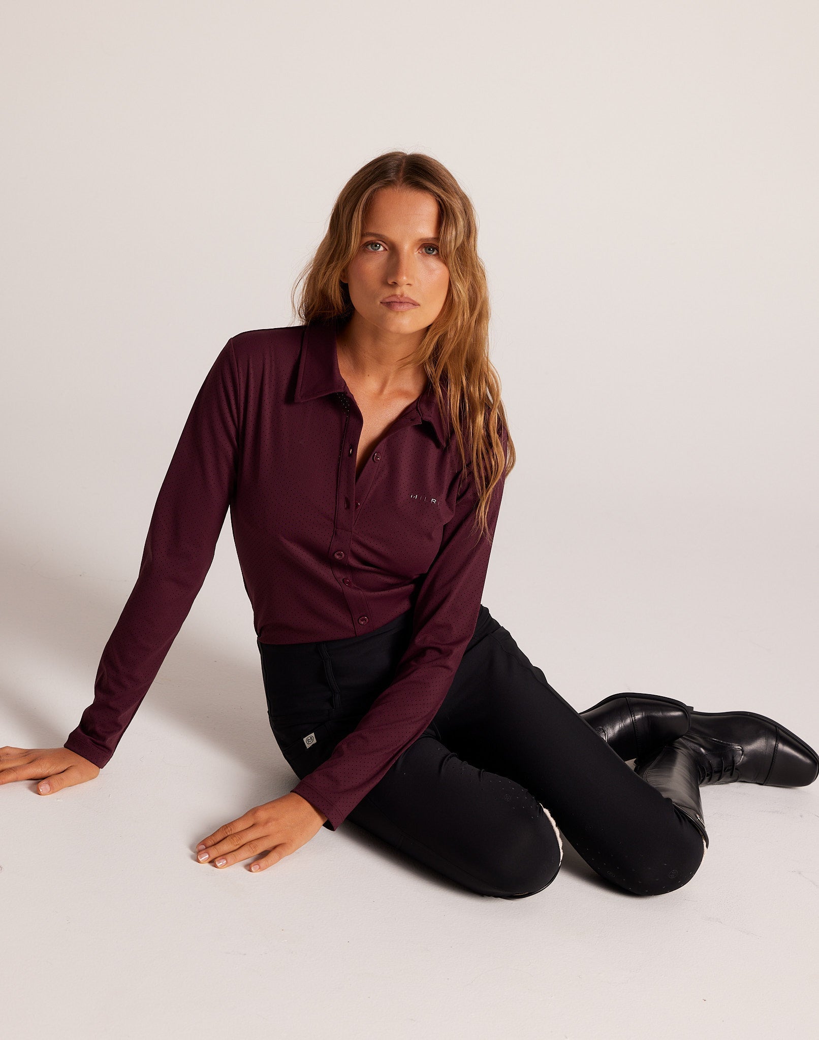 Milrey Callie Blouse Long Sleeve - Sumac (Pre - order) - Milrey - Equiluxe Tack
