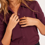 Milrey Callie Blouse Long Sleeve - Sumac (Pre - order) - Milrey - Equiluxe Tack