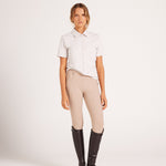 Milrey Callie Blouse Short Sleeve - Stone - Milrey - Equiluxe Tack