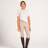 Milrey Callie Blouse Short Sleeve - Stone - Milrey - Equiluxe Tack