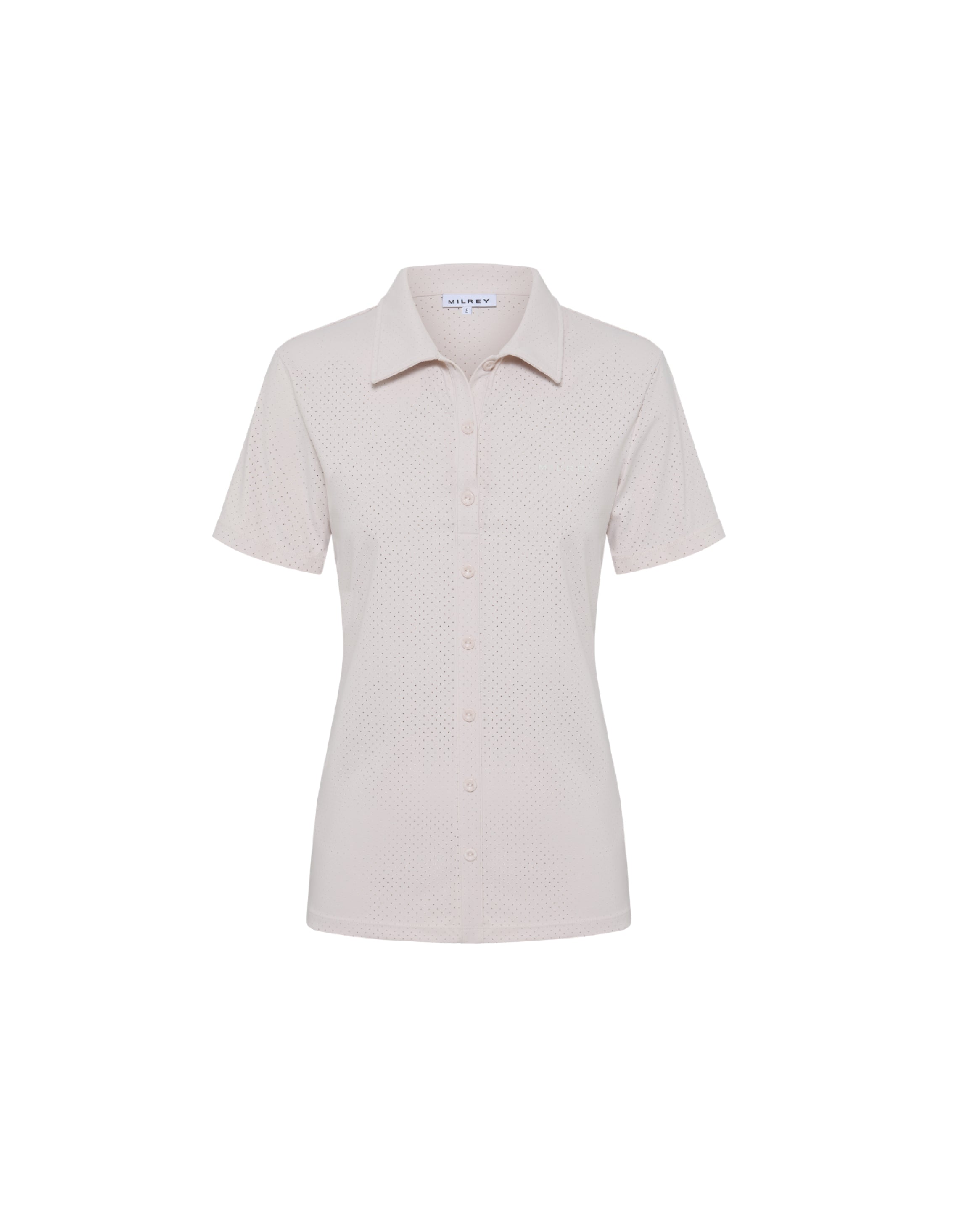 Milrey Callie Blouse Short Sleeve - Stone - Milrey - Equiluxe Tack