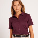 Milrey Callie Blouse Short Sleeve - Sumac - Milrey - Equiluxe Tack