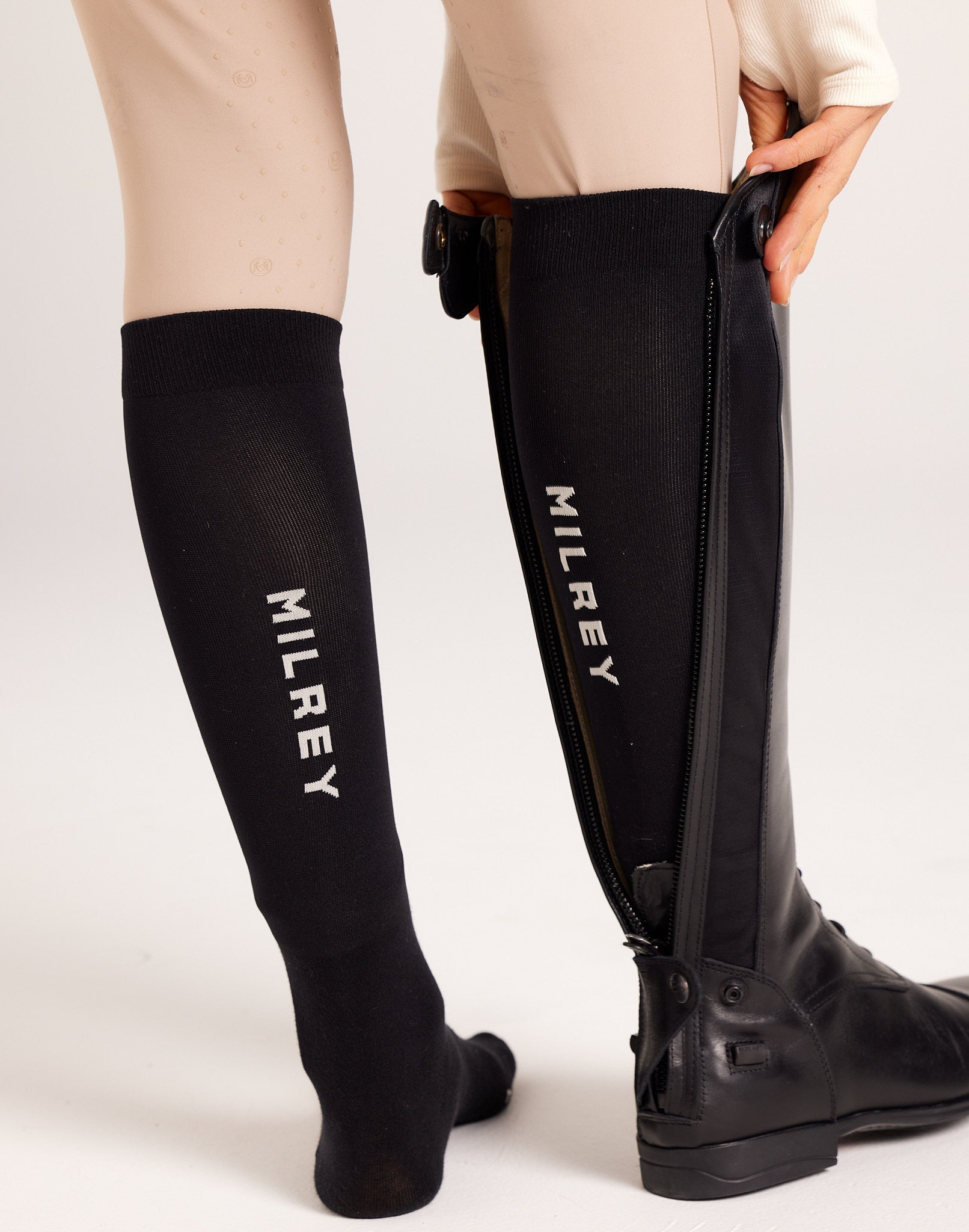 Milrey Cotton - Blend Knee - High Riding Socks - Milrey - Equiluxe Tack