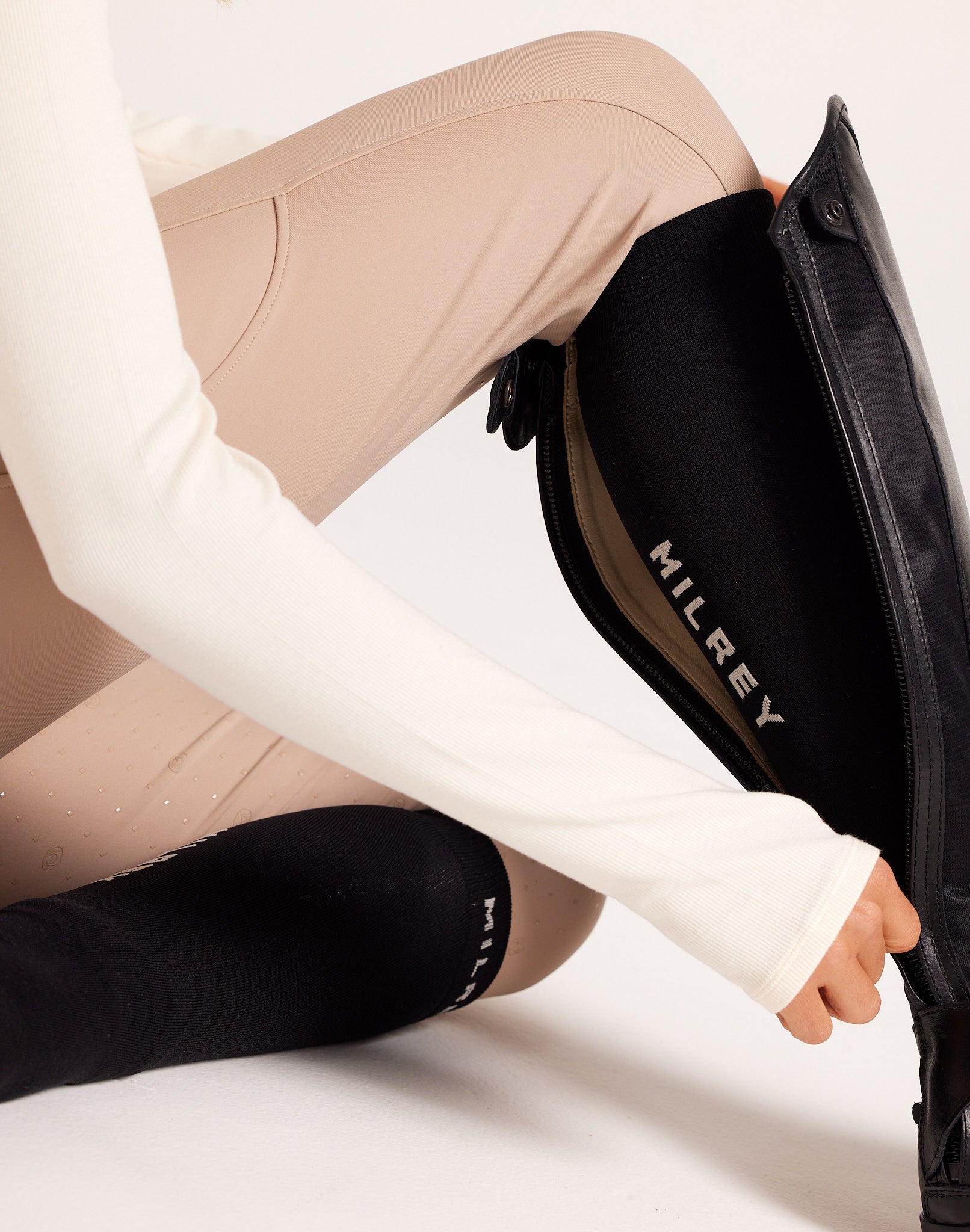 Milrey Cotton - Blend Knee - High Riding Socks - Milrey - Equiluxe Tack