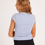 Milrey Darla Cap Sleeve - Washed Blue - Milrey - Equiluxe Tack