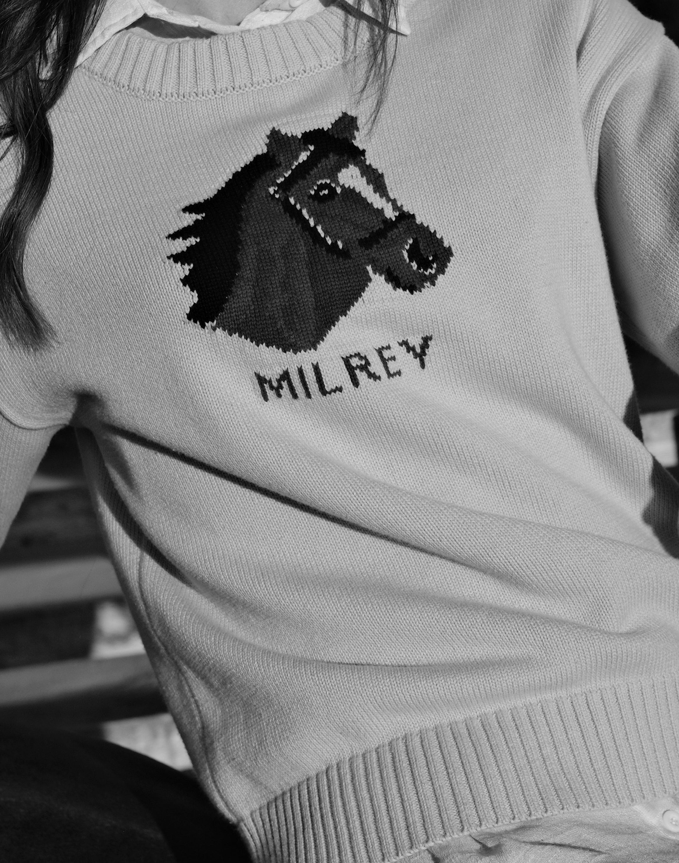 Milrey Horse Head Sweater - Andy (Pre - order) - Milrey - Equiluxe Tack