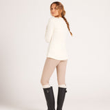 Milrey Natural Ribbed Long Sleeve Top - Creme - Milrey - Equiluxe Tack