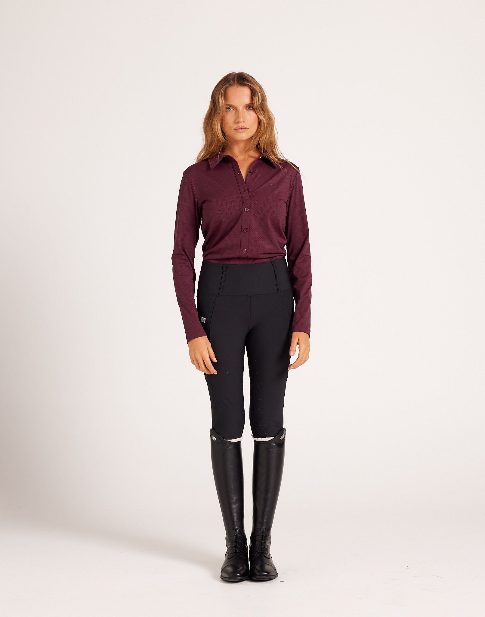Milrey Signature Breeches - Black - Milrey - Equiluxe Tack