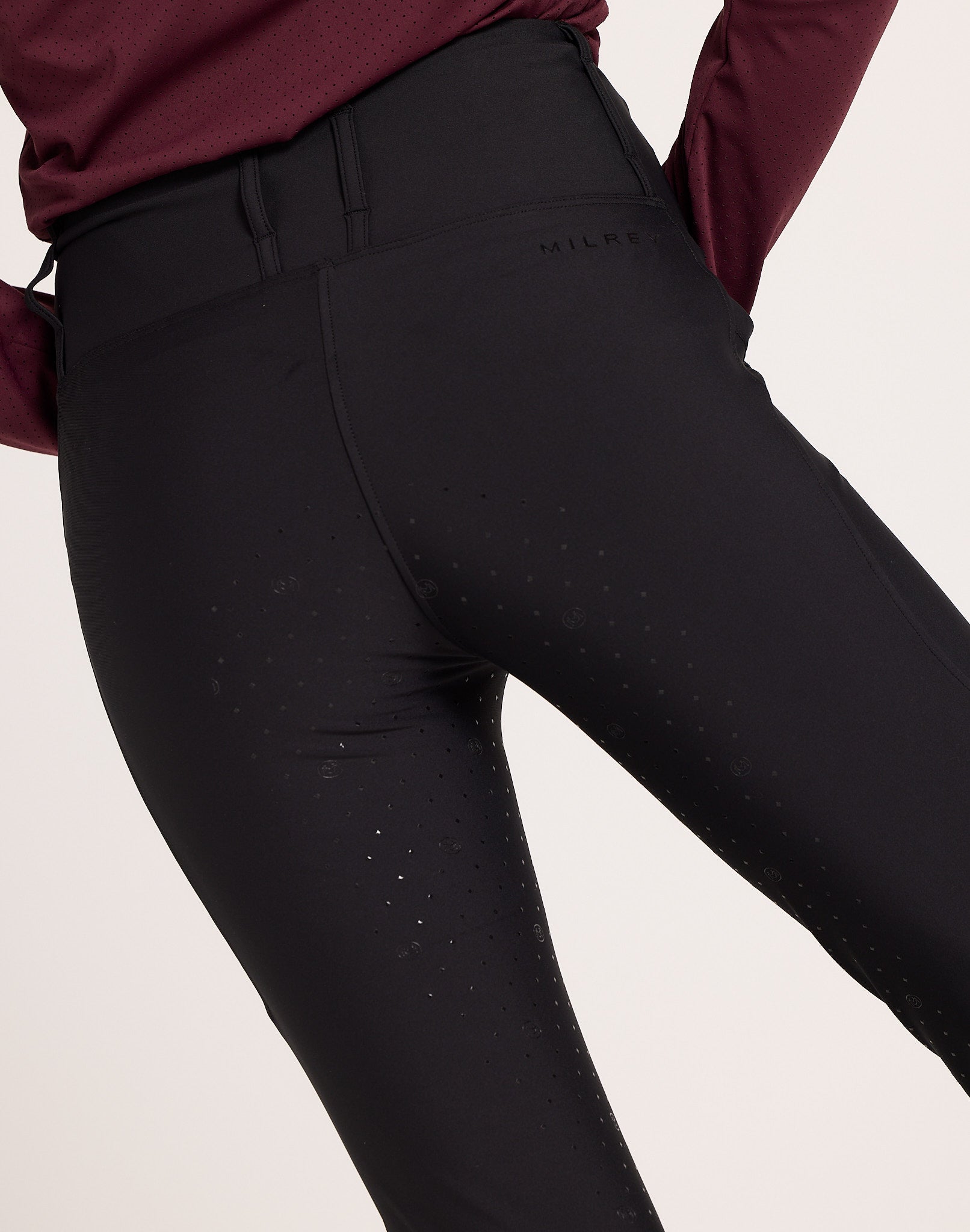 Milrey Signature Breeches - Black - Milrey - Equiluxe Tack