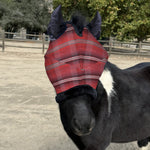 Mini/Pony Fly Mask with Fleece Trim & Soft Mesh Ears 73% UV *New Style* - Kensington Protective Products - Equiluxe Tack