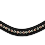 Mint and Gold Browband - Equestroom - Equiluxe Tack