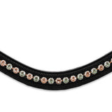 Mint and Gold Browband - Equestroom - Equiluxe Tack