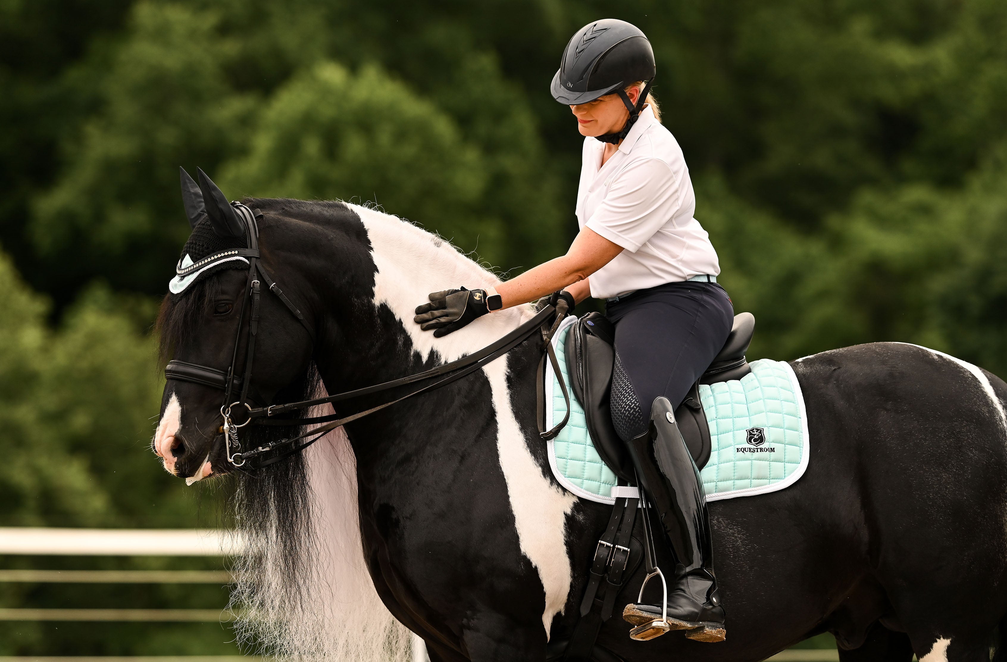 Mint Green Saddle Pad - Equestroom - Equiluxe Tack