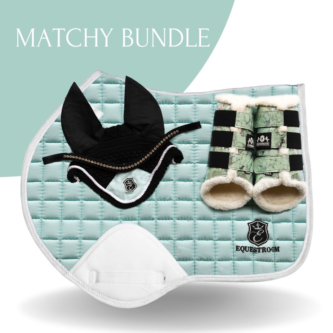 Mint Green Saddle Pad Set - Equestroom - Equiluxe Tack