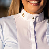 CRINIĒRE Monique Show Shirt | Breezy Blue Stripes