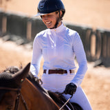 CRINIĒRE Monique Show Shirt | Breezy Blue Stripes