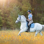Moonstone Blue Saddle Pad Set - Equestroom - Equiluxe Tack