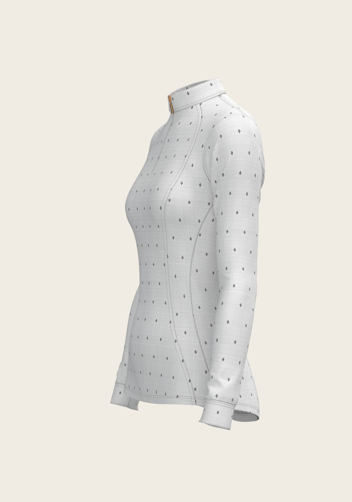 Mosaic 4 Dot Quarter Zip Sun Shirt - Espoir Equestrian - Equiluxe Tack