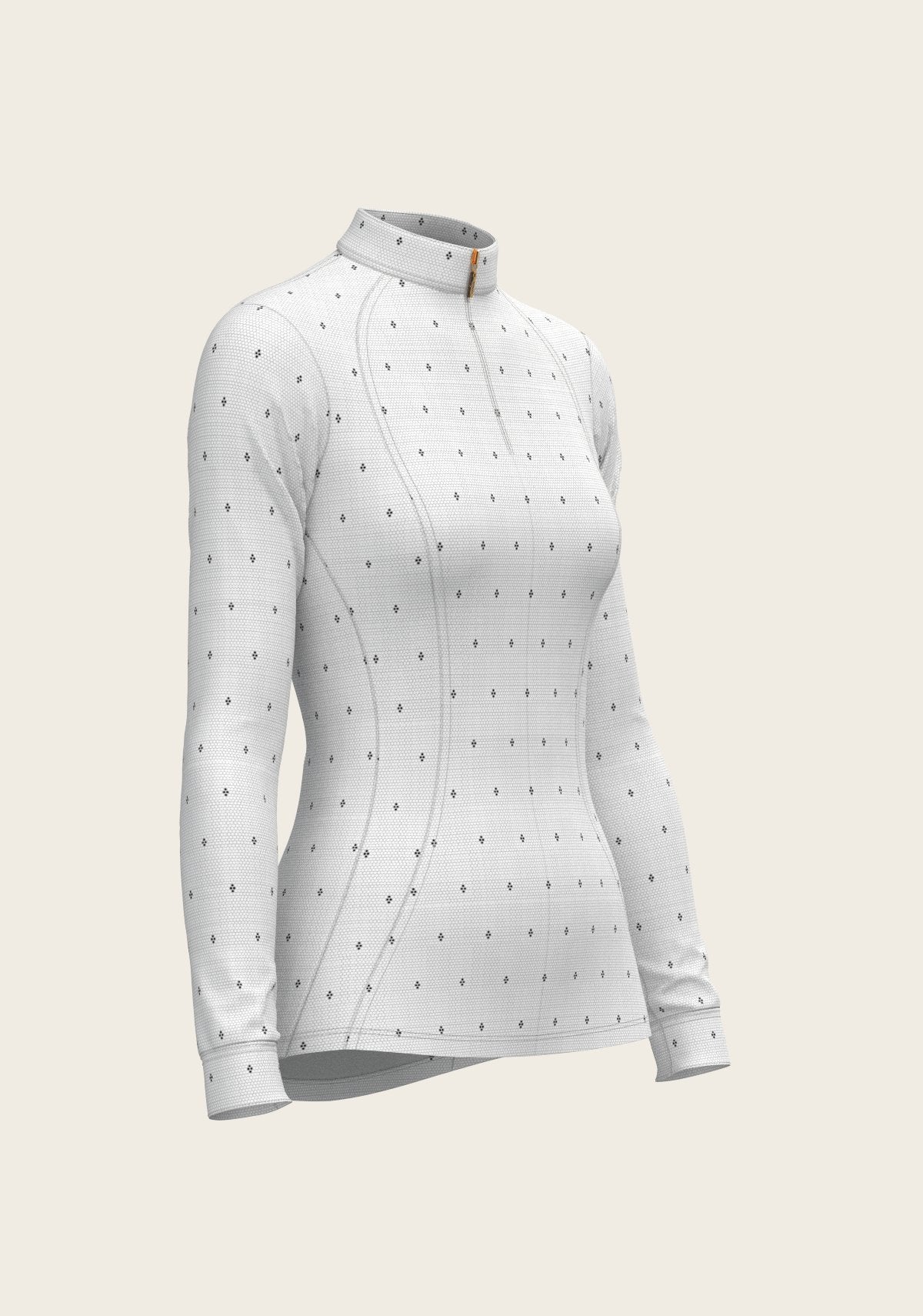 Mosaic 4 Dot Quarter Zip Sun Shirt - Espoir Equestrian - Equiluxe Tack