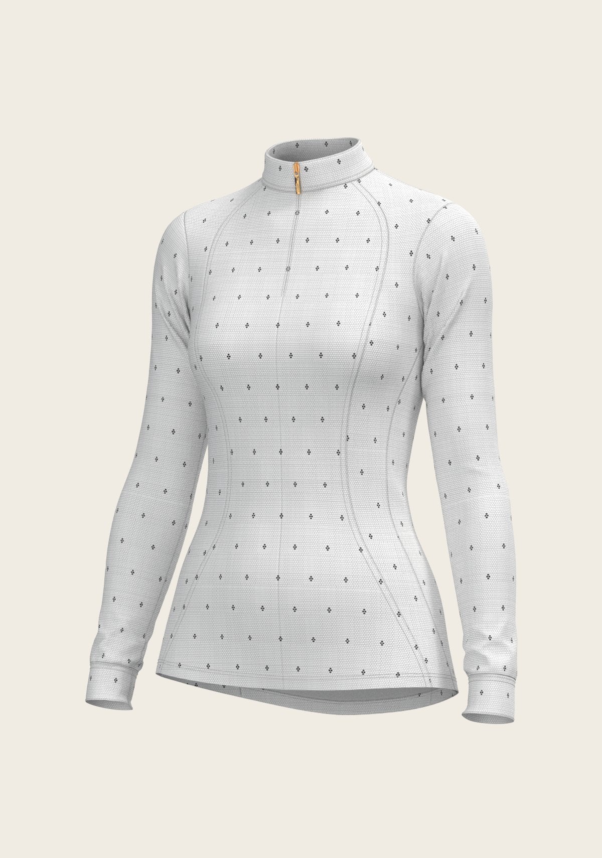 Mosaic 4 Dot Quarter Zip Sun Shirt - Espoir Equestrian - Equiluxe Tack